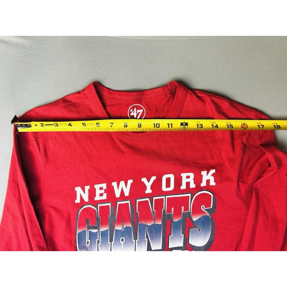 New York Giants '47 Brand Men's M‎ Long Sleeve T Shirt NEW With Tags